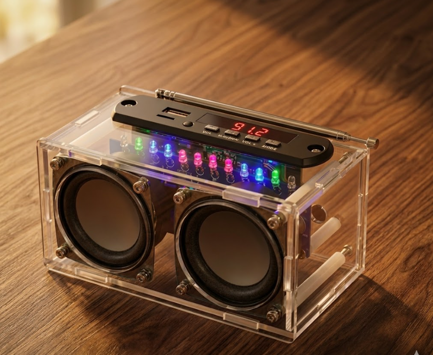 LutoBoombox - Głośnik Bluetooth do samodzielnego złożenia